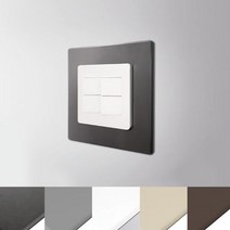 VJSLVKSL 접착식 스위치커버 204x200 베르블럭 매트그레이 재고232EA, 퍼니파니쿠팡 1, 퍼니파니쿠팡 본상품선택