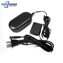 카메라 배터리 충전기 ACK-E5 + DR-E5 LP-E5 더미 배터리 캐논 EOS 450D 1000D 키스 F X2 X3 반란군 XSi T1, 01 US