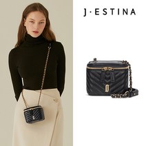 [제이에스티나 백] JOELLE QUILTING MICRO 크로스 BK (JHNCHE2BF775BK010)