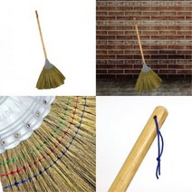 ★LUCKY♡ 개별포장 원목갈대비 빛자루 잘쓸리는빗자루 싸리빗자루