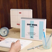 기본 주간일지 (위클리 스케줄러+가계부 14개월 만년형), 레드/427084