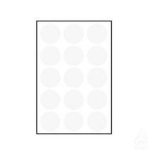 동그라미 무지 원형스티커 지름25MM (7매) 흰색 폼폼이 출석 종류구분 배달포장 서비스
