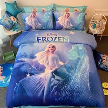 디즈니 캐릭터 이불커버 키즈 침구세트 어린이 유아동 겨울왕국2 엘사 소피아, 150cm, I