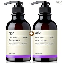 오직샴푸 탈모증상 완화 가려움 지성 건성 비듬 500ml 2개, 트리트먼트2개