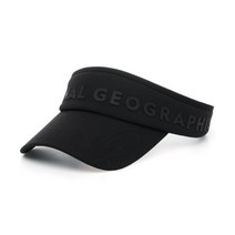 내셔널지오그래픽 N222AHA630 빅로고 프린트 썬캡 BLACK