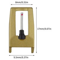 턴테이블바늘 레코드 플레이어 바늘 CrosleyVictrola ION lp용 다이아몬드 스타일러스 교체형 업그레이드 카트리지