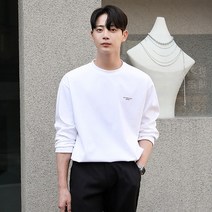 붐스타일 NOT 레터링 세미 오버핏 분또 긴팔티