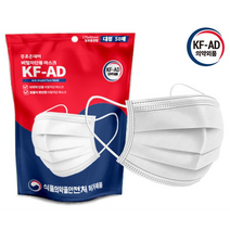 [100매] KFAD 조은데이 비말차단 일회용 덴탈 마스크 대형 의약외품 약국 대용량, KFAD 조은데이 대형 화이트 100매