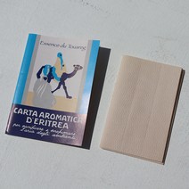 Carta Aromatica 카르타 아로마티카 이탈리아 페이퍼 인센스 종이 향 피우기 세트, essence du touareg