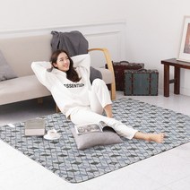 기타 한솔 스마트 인체감지 탄소매트B 활성탄 카본 전기장판 전기요 더블, 단품