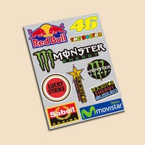 sticport 오토바이 스쿠터 멀티스티커모음2 베스파스티커 슈퍼커브스티커, 10모터스포츠멀티