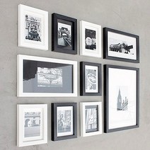 포토월 갤러리프레임 10P세트, 소호20라이트그레이