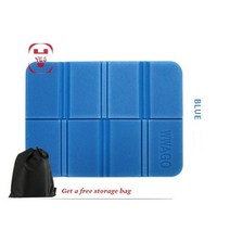 의자 원목 평 벤치 피크닉 휴대용 야외 접는 울트라 라이트 캠핑 매트 EVA 방수 폼 좌석 패드 습기 방지 비치 쿠션, Blue