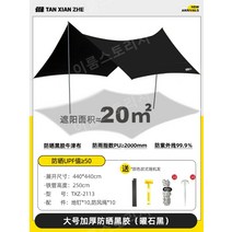 캠핑 대형 하비 타프 장박 쉘터 카캐노피 텐트, (20㎡)쿨블랙[8~12명추천]
