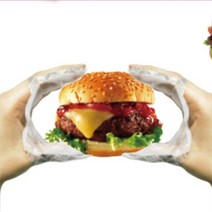 손가락비닐장갑 치킨 쓰리핑거 엄지검지 비닐 위생 장갑 핑거랩 핑거넵