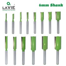 밀티커터 마늘컷터기 에티프컷터기 박스테이프 컷터기 lavie 1pc 6mm 생크 스트레이트 비트 텅스텐 카바이드 싱글 더블 플루트 라우터 비트 우드 밀링 커터 목공 도구 mc060, 6x12x20mm
