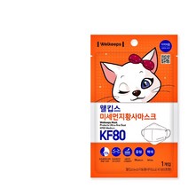웰킵스 미세먼지황사마스크 KF80 중형 25개입