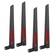 랜선 분배기 허브 인터넷 4pcs 2.4g5g wifi 안테나 sma 내부 어댑터 asus ac68u ac88u ac66u 8dbi 무선 lanwi-fi 라우터 어댑터, 검은색