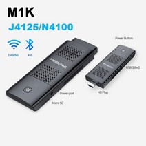 PC 스틱 듀얼 밴드 와이파이 블루투스 4.2 휴대용 미니 인텔 UHD 그래픽 600 HD 4K 컴퓨터 M1K J4125 8GB DDR4 256GB SSD, [01] J4125 8GB 128GB, 01 J4125 8GB 128GB, 01 미국