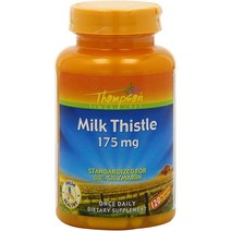 미국직구 톰슨 밀크 엉겅퀴 추출물 베지캡(Btl-Plastic) 175mg 120ct, 수량, 상세참조