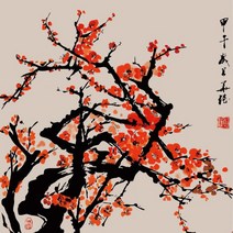 MS7249사군자(매화) size 40*50cm