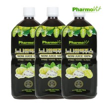 파모빗 베트남 숙성 발효 노니원액 주스 100% 1000ml, 3병