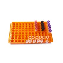 Biosharp 0.51.5ml 양면 원심 분리기 튜브 랙 6090 홀 테스트 튜브 랙 홀더 실험 장비 교육 용품, 01 96 s