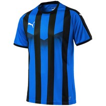 푸마 스트라이프 예쁜축구유니폼 반팔티 축구반티 캐쥬얼룩 축구트레이닝복 액티브한 선수용유니폼 질좋은