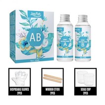 견고한 에폭시 세트 AB 접착제 투명하고 빠른 건조 강력한 실란트 가정용 DIY 핸드메이드 보석 만들기, 01 Epoxy Resin Kit