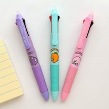 핑크풋 당근친구들 지워지는 3색펜 0.5mm - 신기하게 볼펜, 상세페이지 참조, 상세페이지 참조