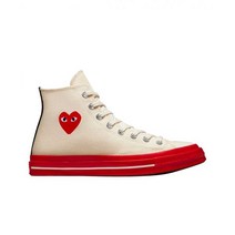 컨버스 플레이 꼼데가르송 척 70 하이 프리스틴 Converse Play Comme des Garcons Chuck 70 Hi Pristine