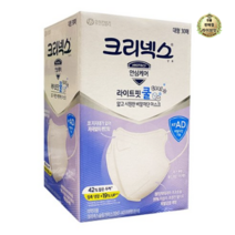 크리넥스 비말 차단 라이트핏 쿨 마스크 대 KF AD, 390개, 1개입