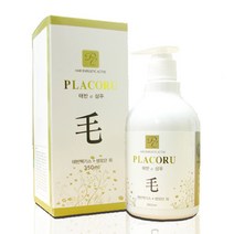 PLACORU 태반 알파 샴푸 350ml 두피영양공급 모근강화, 단품