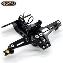 혼다 용 CBR125R 2011 2018-2020 후면 라이센스 플레이트 테일 프레임 브래킷 회전 신호등, 08 A set with lights