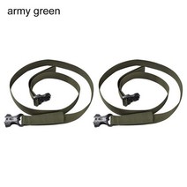 2pcs Adjustable Hiking Outdoor Camping Supplies Safety Buckle Binding Belt Storage Belt Storage Stra, 02 army green