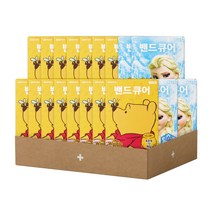 밴드큐어 일회용 캐릭터 밴드 기획세트 10매입(푸) x 15개 + 겨울왕국 10매입 x 4개, 푸+겨울왕국 기획세트