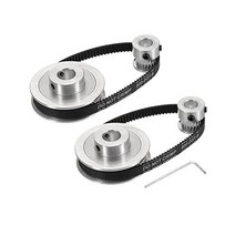 MECCANIXITY 타이밍 풀리 20&60 티스 8mm&10mm 보어 3D 프린터용 벨트 및 렌치가 있는 동기 휠 CNC 기계