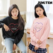 하트아도르맨투맨 티셔츠