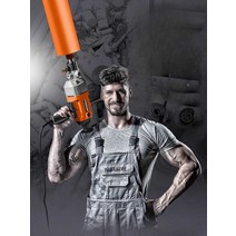 건식코아드릴 (습식겸용)벽 배관 콘트리트 천공 타공, 3380W 물 드릴링 장비 + 63 드릴 비트