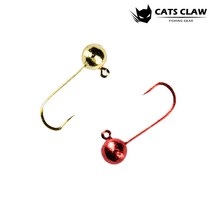 캣츠크로우 무미늘 지그헤드 송어 산천어 볼락 루어바늘 305 마이크로지그, RED (12pcs), 1/128oz