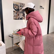 중기장 패딩 여 탈부착 후드 한국판 루즈핏 통통 MM 항풍 니퍼 패딩 패딩
