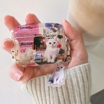 스튜디오뉴띵 러블리캣케이스 에어팟 3세대 프로2 케이스, 에어팟 pro, 빈티지캣, 빈티지캣