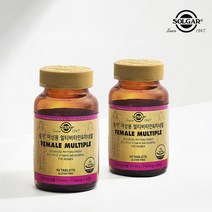 솔가 여성용 멀티비타민&미네랄 60정*2통