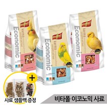 비타폴 이코노믹 잉꼬 모란 왕관 코뉴어 카나리 사료, 카나리아 1.2kg
