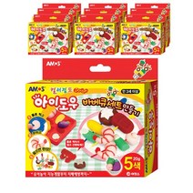 아모스 아이도우 바베큐세트 컬러점토 10p, 혼합 색상, 20g