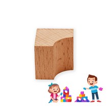 엄마표 홈스쿨 천연 원목 요선 3cm 가베 리필용 교구