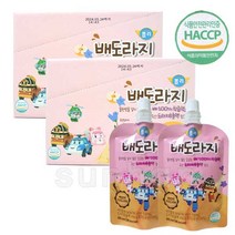 로보카폴리 배도라지 80ml/나주배 100% 국산도라지/유아용/어린이/음료/도라지/배/즙, 20개
