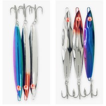 크롬바디 라이트캐스팅 슬로우지깅 메탈지그 지그게임 쇼어 20g 30g 40g 60g 80g 100g 120g, 01크롬