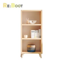 리부트 미니 책장 거실장 600-3단 오픈, 메이플