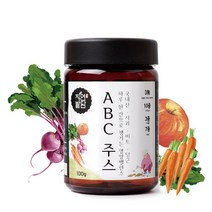 자연밭담 ABC주스 파우더 분말 가루 오리지날 레시피 국내산 100% 비트즙 사과즙 당근즙 비트분말 사과분말 에이비씨주스, 1개, 100g